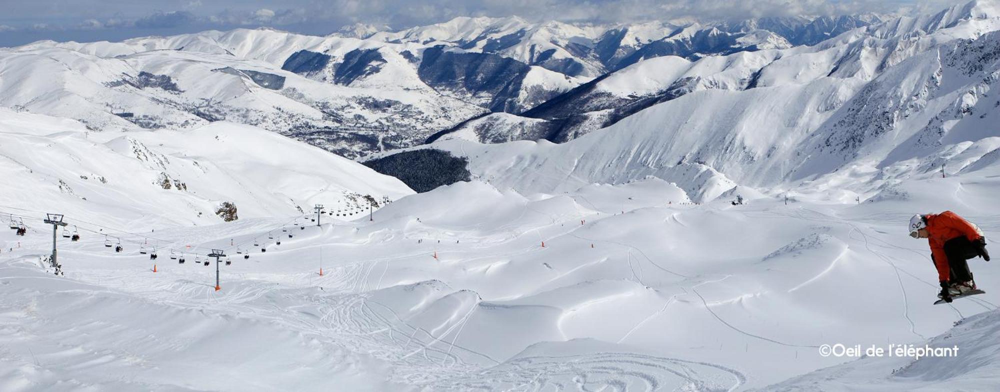 شقة Les Gourgs Blancs - 80M Des Pistes - 6 Personnes Génos المظهر الخارجي الصورة